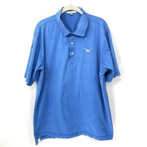 Peter Millar Mens‎ Golf Polo Shirt Extra Large Blue XL Cotton
